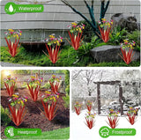 TOMBABY Garden Outdoor Butterfly Enlarge Thickened Wind Resistant Metal Agave Garden Art Metal Plant Country | Lumora
