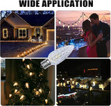 C9 Christmas Light Bulbs 25 Pack, Shatterproof Replacement LED Bulb, 2700K Warm White Fairy Lights for Indoor and | Lumora