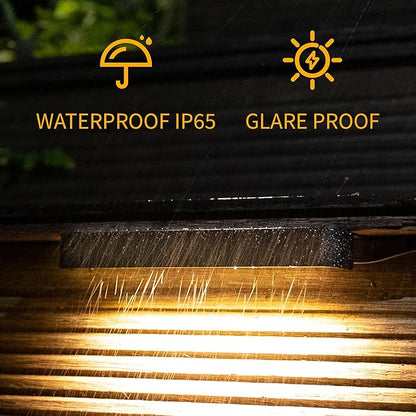 Gardenreet LED Hardscape Light - Cast Aluminum, Integrated 1.5W 2700K LED, 7 Inch Step Light, 12V AC/DC