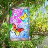 MUMTOP Hanging Solar Lantern Outdoor Waterproof LED Solar Lights Butterfly Decorative Solar Lanterns Tabletop Lamp | Lumora