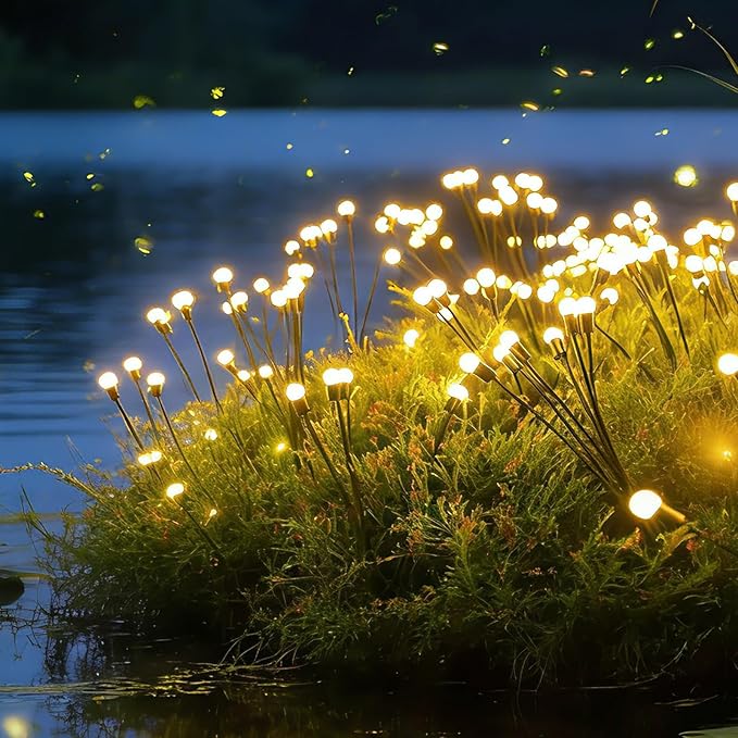 Solar Lights Outdoor Waterproof,Garden Patio Decorative Lights,Firefly Lights for Patio Lawn,Landscape Lighting | Lumora