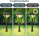 Linkind Solar Pathway Lights 8 Pack, Solar Lights Outdoor Warm White Waterproof, Adjustable Solar Powered for | Lumora