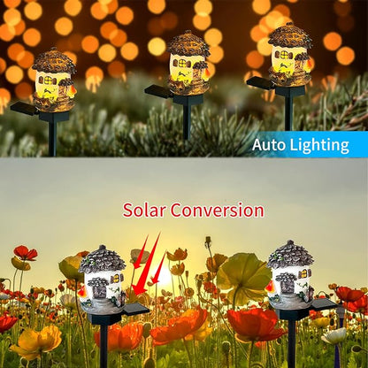 Solar Pinecone Lights for Outside, Waterproof Fairy Garden Lights Solar Christmas Lights, Decorative Fall Acorn Lights Thanksgiving Decoration Solar Garden Decor for Outdoor Lawn Yard Patio