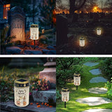 Halloween Cemetery Lights for Grave Memorial Solar Lights for Graves Solar Light for Cemetery 2 Pcs Grave | Lumora