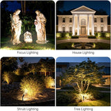Outdoor Low Voltage Landscape Lighting - 12V Cast Aluminum Spot Lights with 5W 3000K Warm White LED Bulb Waterproof | Lumora