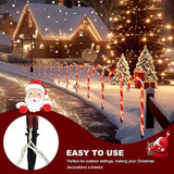 10PCS Plastic Ground Spikes, Replacement Stakes for Candy Cane Lights, Maintain Candy Cane Pathway Lights, 0.68 * 5 | Lumora