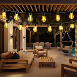 25FT Outdoor String Lights IP65 Waterproof Patio Lights with 8 + 1 Shatterproof LED Bulbs Commercial Grade LED | Lumora