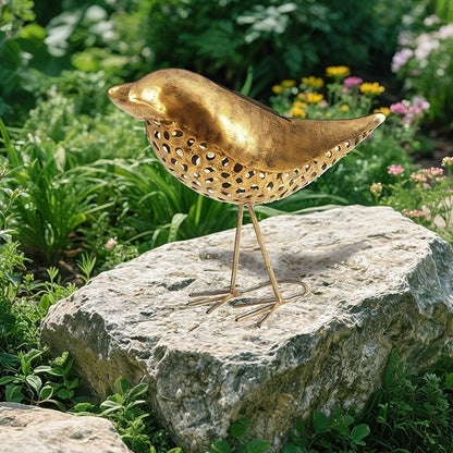 Solar Garden Statue Bird Light, Outdoor Metal Figurine Decoration for Garden Pathway Patio Yard Lawn Gifts