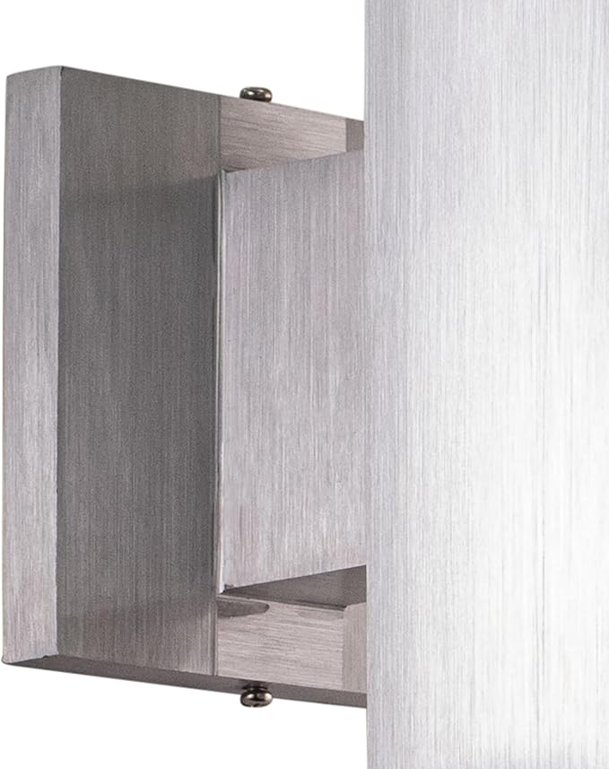 VAXCEL Chiasso Modern Outdoor Porch Light, 5" W x 7.25" H Silver Cylinder Wall Sconce, Waterproof Dark Sky Wall | Lumora