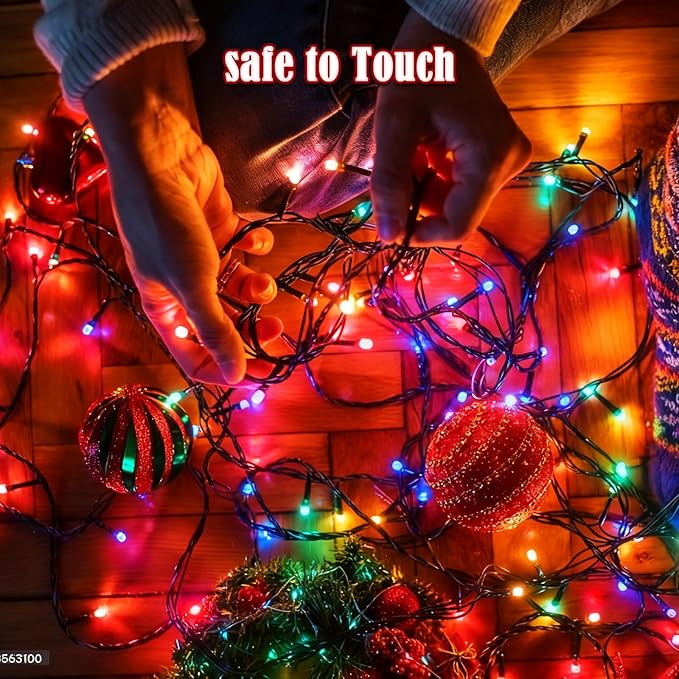 2026 New Voice Control 88ft 240LED Smart Christmas String Lights Outdoor/Indoor | String Lights with Remote, 12Modes, 7Voice Commands & Timers, Christmas Twinkle Light for Xmas Tree Decor (Multicolor)