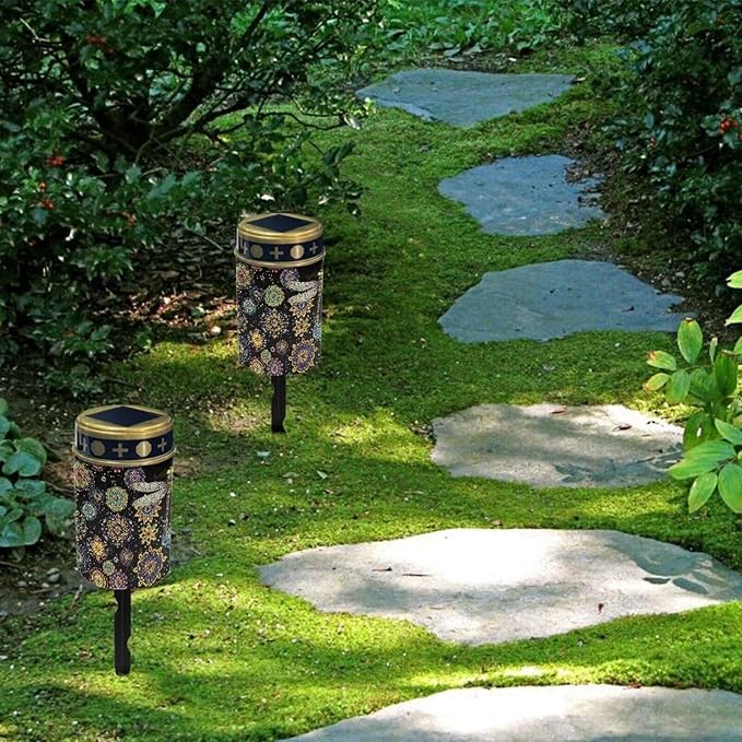 Solar Lights Outdoor Waterproof,Dragonfly Solar Garden Lights, Solar Lights for Outside, Garden Decor for Yard | Lumora