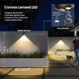 SOLPEX Solar Lights Outdoor Waterproof IP65, Solar Stair Lights Outdoor for Fence, Deck, Step, Dual Color LED 3 | Lumora