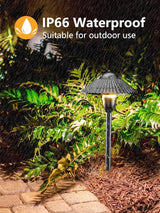 ZUCKEO Low Voltage Landscape Lighting LED Pathway Lights, 5W Landscape Path Lights 3000K Warm White 12-24V, Outdoor | Lumora