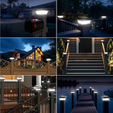 T-SUN Solar Post Lights, Outdoor Waterproof LED Lights for 4x4 Wooden Posts, Deck, Fence, Garden, Mailbox – | Lumora