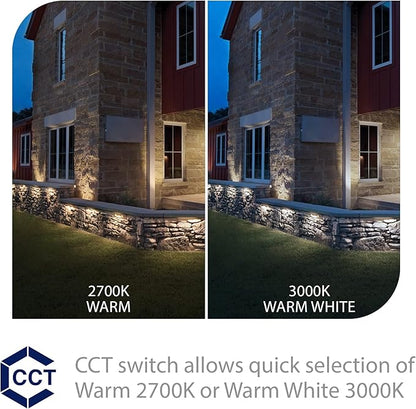 WAC Landscape Lighting, Hardscape 18in LED 12V Strip Light with Quick Release and 2-CCT 2700K-3000K in Bronze