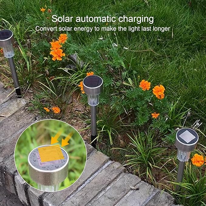 Solar Pathway Lights Waterproof, Landscape Lighting Solar Lamp Post Ligh for Driveway, Pathway, Patio | Lumora