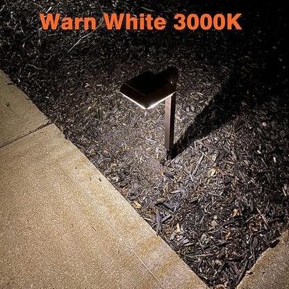 Bobcat Solar Pathway Lights Outdoor Super Bright 300 lumens with 2-in-1 Warm White and Daylight Color Modes, Solar LED Lights Outdoor Waterproof for Path, Sidewalk, Driveway or Walk Way Light(4 Pack)