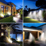 nipify 6 Pack Solar Spot Lights Outdoor Waterproof with 3 Modes, Solar Spotlight Light for Outside Yard Landscape | Lumora
