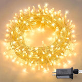 JMEXSUSS 150 LED Christmas Lights Indoor Plug in, Connectable Warm White Christmas Lights for Bedroom, 59ft 8 Modes | Lumora