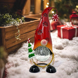 HONGLAND Christmas Decorations Outdoor Solar Gnome Yard, Color Changing LED Lights with Snowflake Hollowed-Out Hat | Lumora
