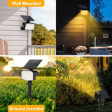 Solar Spot Lights Outdoor Waterproof Adjustable Solar Powered Landscape Lights for Yard 3 Long Time Lighting Modes | Lumora