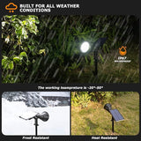 Solar Spot Lights Outdoor, 21 LEDs Solar Outdoor Lights Auto On/Off with 3 Modes, IP67 Waterproof Yard Spotlight | Lumora