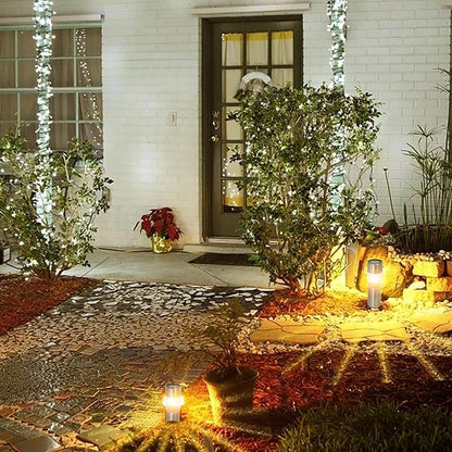Solar Lights Outdoor Decorative, Solar Pathway Lights, Waterproof Solar Powered Garden Yard Lights for Walkway Sidewalk Driveway Lamps (Color : Yellow, Size : 6pcs)