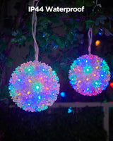 Brightown Outdoor Christmas Decorations-Starlight Sphere, Replaceable Bulbs with Add-On Plug, Lighted Sphere Balls | Lumora