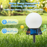 BlcTec Solar Pathway Lights Outdoor, Cool White Path Lights with 3-Sided Solar Panels, 18H Runtime, IP65 | Lumora