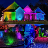 RGBW Landscape Lights 12W Low Voltage Landscape Lighting, Waterproof Color Changing Outdoor Landscape | Lumora