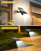 BAXIA TECHNOLOGY Solar Spot Lights Outdoor Waterproof, 3 Lighting Modes Solar Spotlights, Dusk to Dawn Spot Light | Lumora