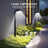 12 Pack Solar Pathway Lights Outdoor, 12 Brighter LED Solar Lights Outdoor Waterproof, Up to 12 Hrs Modern Path | Lumora