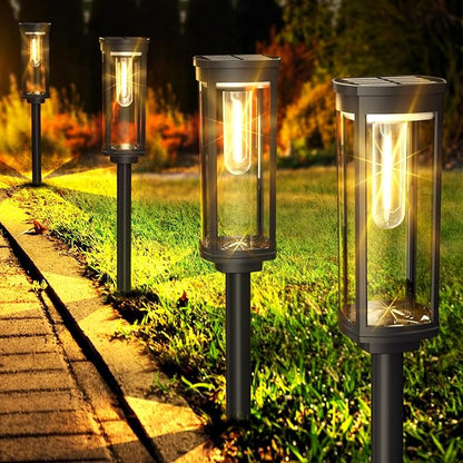 8 Pack Ground Stakes & 2 Pack Solar Pathway Lights