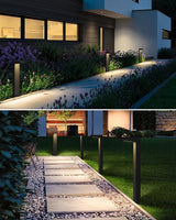 SUNVIE Low Voltage Pathway Lights Wired 3000K 5W LED Outdoor Landscape Lighting with Connectors Cast-Aluminum | Lumora
