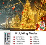 100FT 2000 LED Cluster Christmas Lights, Christmas Tree Lights Outdoor Indoor with 8 Modes & Timer & Remote | Lumora