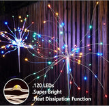 4 PCS Solar Firework Light, Outdoor Solar Garden Decorative Lights 120 LED Powered 40 Copper Wires String DIY | Lumora