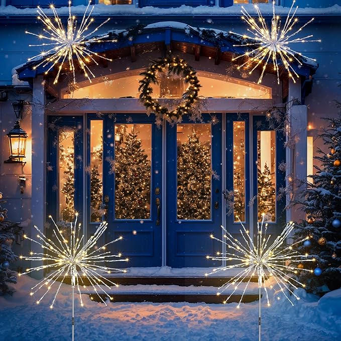 Twinkling Starburst Christmas Tree Star Topper Fairy Light 20 of 120 LED Lights - Outdoor Lighting Accessory | Lumora