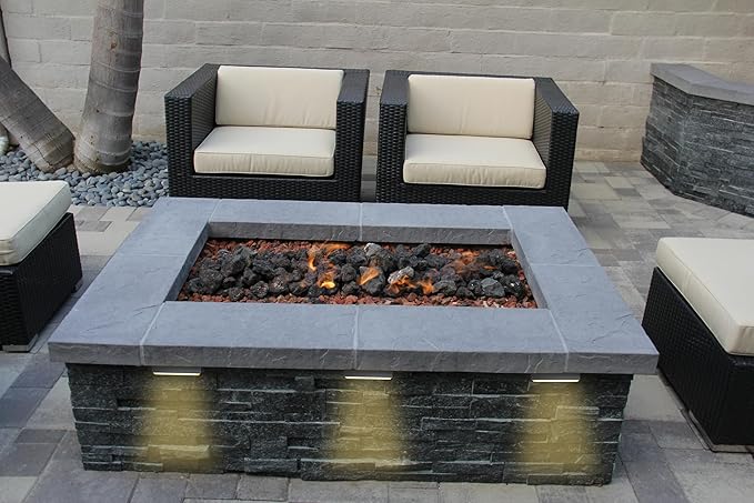 LUMENGY 3 inch 1w Super Slim LED Ambiance Hardscape Lights, 2700K Daylight, 5 Mounting Plates for Outdoor BBQ, Posts, Steps, Planters, Pavers & Walls, No Screws, Easy Installation Design V2 (6-Pack)