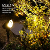 GOODSMANN Low Voltage Spotlights 8PK Landscape Lighting Kit 12V AC Replaceable LED Bulb Brown Outdoor Lighting 5W | Lumora