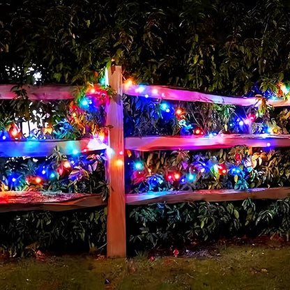 40ft 100LED Solar String Lights Outdoor with 8 Modes & Waterproof - Warm White Solar Fairy Lights for Garden, Patio, Yard, Wedding, Party Decor