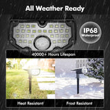 AloftSun Solar Motion Sensor Outdoor Lights,Waterproof Motion Sensor Spot Lights- 30 LED/3 Modes Solar Powered | Lumora