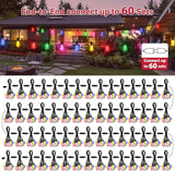 LAMPHOME Outdoor String Lights, 26FT Patio Lights with 12+1 ST38 LED Edison Bulbs (1 Spare), Connectable String | Lumora
