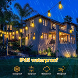 Aialun 24FT LED Outdoor String Lights, Outside Patio Backyard Light with S14 2700K Shatterproof Edison Bulbs | Lumora