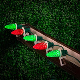 Novelty Lights 25PK C9 LED Faceted Ultra Bright Dimmable Outdoor Christmas Light Replacement Bulbs LED Bulbs | Lumora