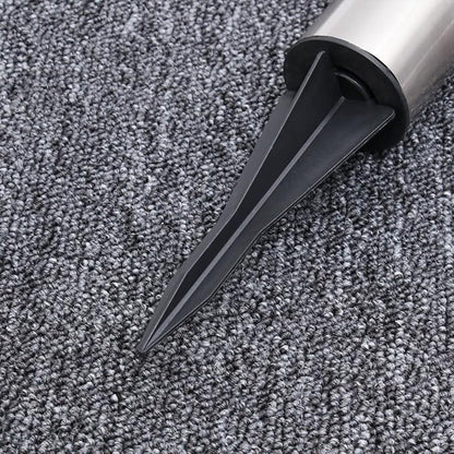 Housoutil 4pcs Solar Lawn Lights Outdoor Stainless Steel Landscape Pathway Lights Solar Garden Lamps for Yard and Garden Lighting