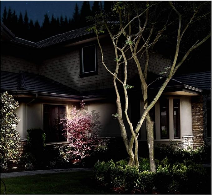 John Timberland Hooded 7 1/2" High Traditional Outdoor Landscape Spotlight Porch House Exterior Outside LED Bulb Weatherproof Brown Bronze Finish Aluminum Front Door Patio Garage Home Deck