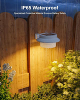 8 Pack White Solar Powered Clip On Gutter Mount Lights Outdoor Waterproof LED Fence Lamp for Lighting Rainspout | Lumora