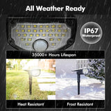 AloftSun Solar Motion Sensor Outdoor Lights,Waterproof Motion Sensor Spot Lights- 30 LED/3 Modes Solar Powered | Lumora