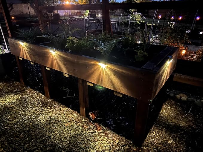 16-Pack Solar Deck Lights, Outdoor Waterproof LED Lights for Pathways, Stairs, Patios, Fences - Easy Install | Lumora