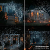 100 LED String Lights 33ft Cool White, Plug in Fairy Lights with 8 Modes, Indoor Outdoor Christmas Lights for | Lumora